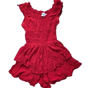 Princess Polly Red Romper